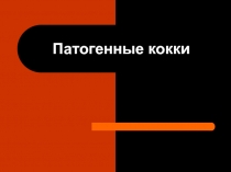 Патогенные кокки