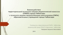 Взаимодействие территориальной психолого-медико-педагогической комиссии (ТПМПК)