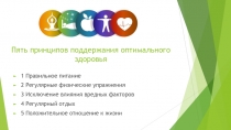 Пять принципов поддержания оптимального здоровья