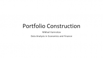 Portfolio Construction