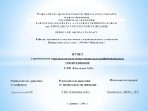 Исполнитель/группа :
Лосева А.А. / МОО – 15/2
У ИП  Поплевко А.В.
У ИП