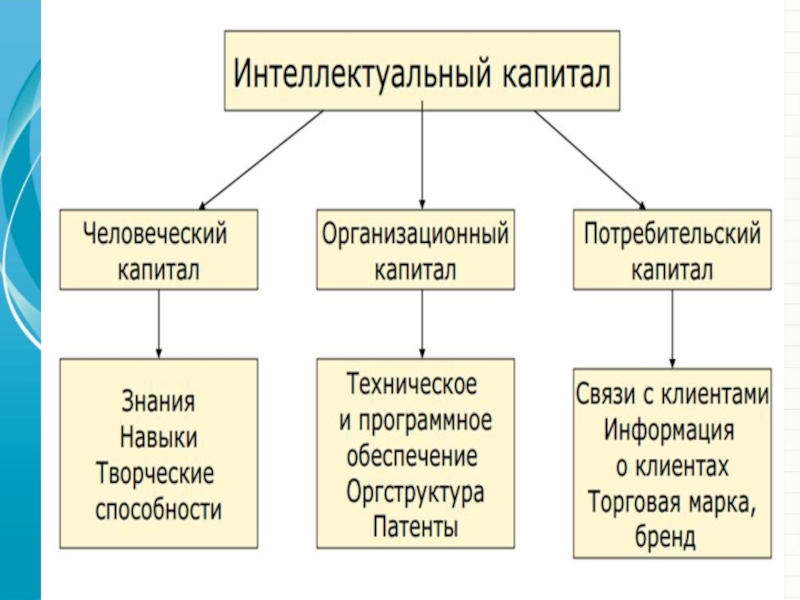 Идея проекта это интеллектуальный капитал