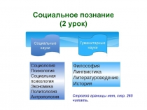Социальное познание (2 урок)