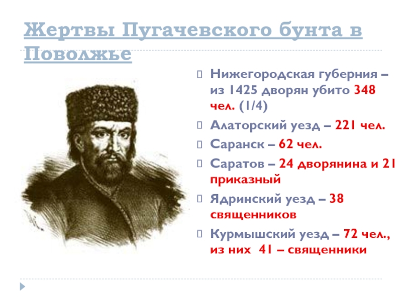 Годы пугачевского восстания. Жертвы Пугачевского Восстания. Пугачевский уезд. Народные Восстания в Нижегородской губернии. Сообщение о Пугачевском бунте.