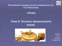 Автор: к.ю.н., доцент Руева Е.О
Российский экономический университет им. Г.В