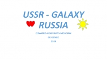 USSR - GALAXY RUSSIA