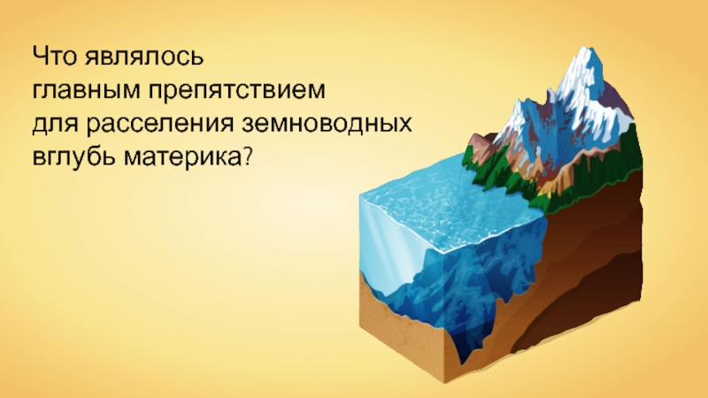 Вглубь территории. Главное препятствие для расселения земноводных. В глубь материка. Вглубь материков. Вглубь материка как пишется.