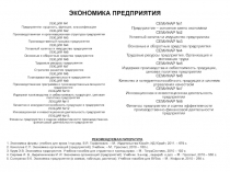 ЭКОНОМИКА ПРЕДПРИЯТИЯ