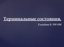 Терминальные состояния