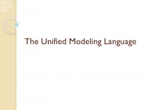 The Unified Modeling Language