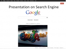Presentation on Search Engine