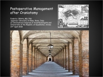 Postoperative Management after Craniotomy