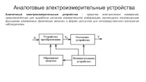 Аналоговые электроизмерительные устройства