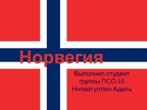 Н орвегия
Выполнил студент группы ПСО-15 Нигматуллин Адель