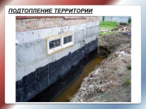 подтопление территории