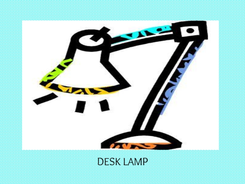 THIS IS MY HOUSE 2 DESK LAMP DESK LAMP