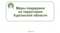 Меры поддержки на территории Курганской области