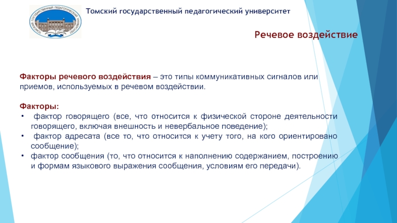 Речевое воздействие это. Факторы речевого воздействия. Факторы речевого воздействия внешность.