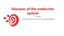 Diseases of the endocrine system