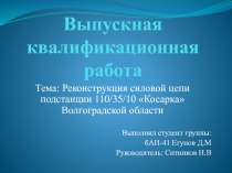 Выпускная квалификационная работа