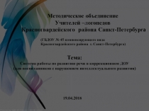 (ГБДОУ № 45 компенсирующего вида
Красногвардейского района г