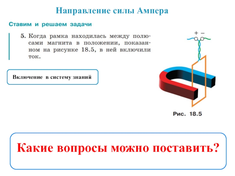 Направленная сила. Направление силы. Алгоритм решения задач на силу Ампера. Сила Ампера задачи решение в тетрадь. Сила Ампера в кольце.