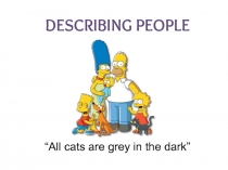 DESCRIBING PEOPLE