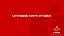 Cryptogenic Stroke Initiative