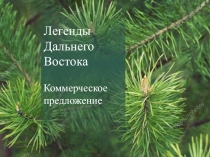 Легенды Дальнего Востока
Коммерческое предложение