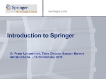 Introduction to Springer