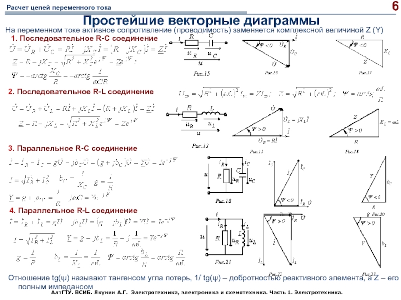 Векторная диаграмма в электротехнике