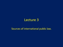 Lecture 3