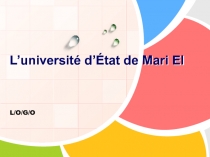 L’universit é d’ É tat de Mari El