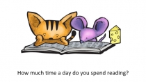 How much time a day do you spend reading?