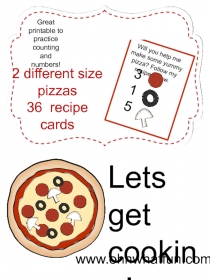 Lets get cooking!
Will you help me make some yummy pizza? Follow my recipe