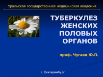 ТУБЕРКУЛЕЗ ЖЕНСКИХ ПОЛОВЫХ ОРГАНОВ