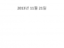 2013 년 11 월 2 1 일