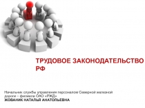 ТРУДОВОЕ ЗАКОНОДАТЕЛЬСТВО РФ