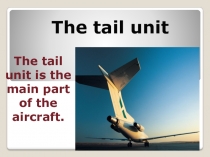 The tail unit
