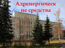 Адренергические средства