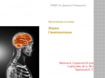 ЛНМУ ім. Данила Галицького
Виконала: студентка 28 гупи
5 курсу мед. ф-ту №