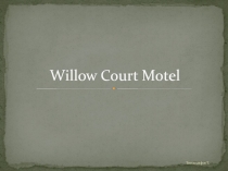 Willow Court Motel