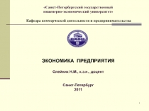 Санкт-Петербургский государственный инженерно-экономический университет