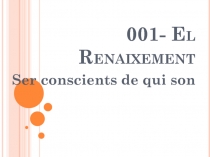 001- El Renaixement