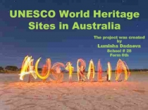 UNESCO World Heritage Sites in Australia