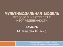 МУЛЬТИМОДАЛЬНАЯ МОДЕЛЬ ПРЕОДОЛЕНИЯ СТРЕССА И НЕОПРЕДЕЛЕННОСТИ