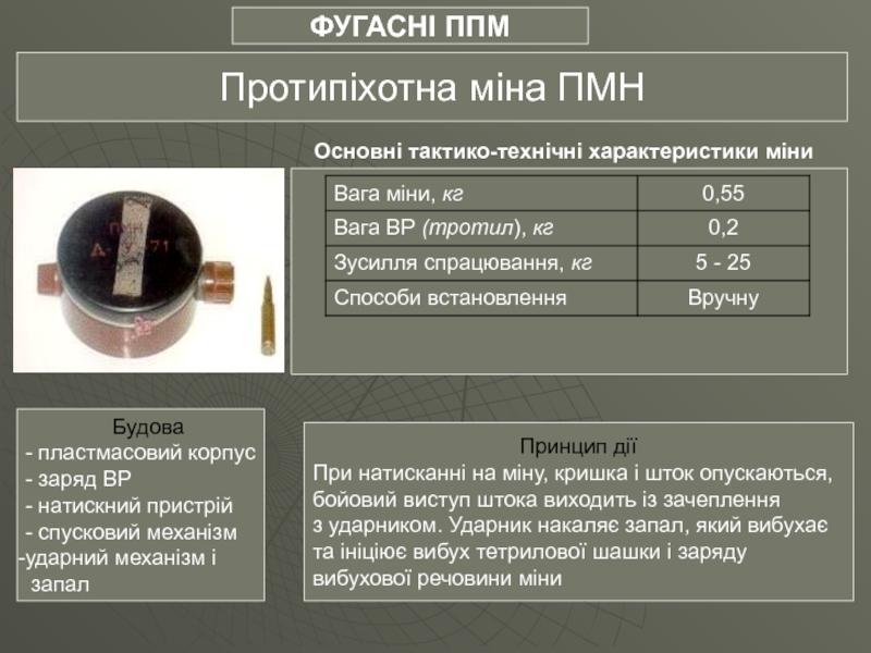 Сколько ппм. ПМН 1 ТТХ. ПМН-1 противопехотная мина. Протипіхотна міна ПМН. Тактико-технические характеристики ПМН.