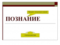 ПОЗНАНИЕ