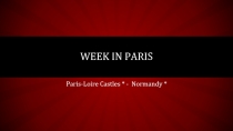 Week in Paris