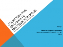 Общественные движения в молодежной среде: направления, развитие, перспективы